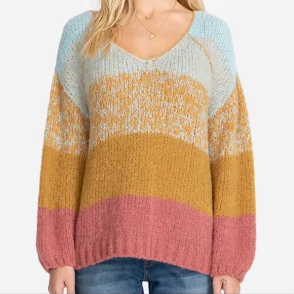 Johnny Was Desert Sunset Pullover, Multi, S